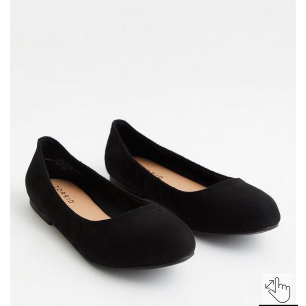Torrid WW size 8.5 scrunch ballet flats - new in bag